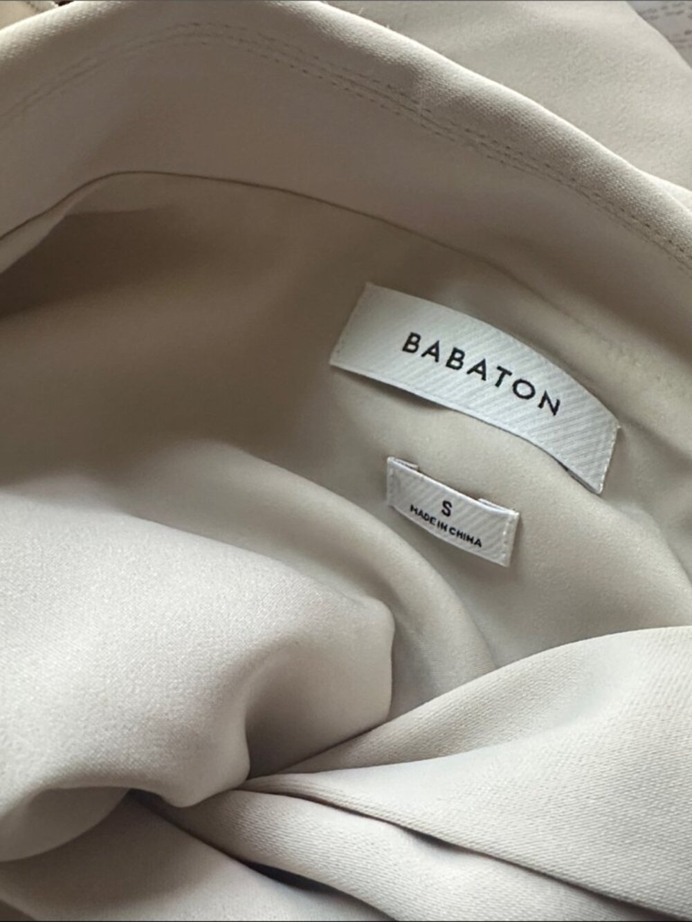New Aritzia Babaton Hyde satin bishop long sleeve wrap style v-neck minidress - Picture 16 of 16